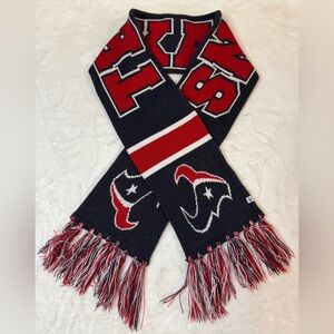 ‘47 Brand NFL Texans Football Team Knit Scarf 🏈 - 62”x6.5” (w/ fringe)